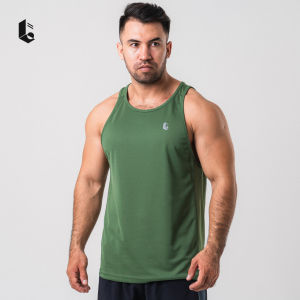 Lockerwear Singlet Kaos Lari Running Jogging Tank Top Olahraga Sport Pria Dry Fit Baju Sleeveless Tanpa Lengan Gym Fitness