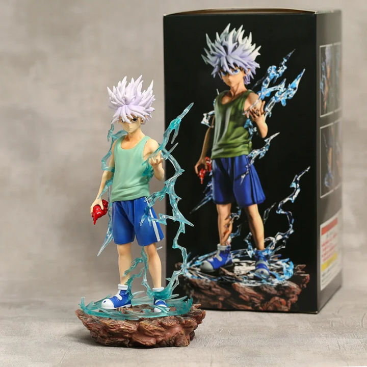 Figurine Killua Zoldyck Anime 12cm En PVC - Collection, Décoration Bureau Ou Voiture - Cadeau Pour Fans
