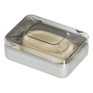 Phòng tắm không thấm nước hộp xà phòng du lịch xách tay Countertop Hộp xà phòng trong suốt sáng tạo nhựa xà phòng lưu trữ hộp đựng có nắp