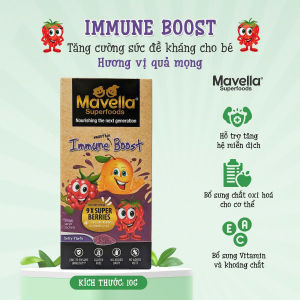 Bột lắc sữa bổ sung chất xơ rau củ hỗ trợ táo bón nhuận tràng Mavella siêu thực phẩm hữu cơ nhập khẩu Úc gói 10g