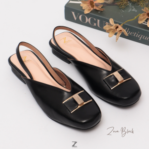 ZEMORA Zura Sandal Wanita Slip Mules 2 Cm