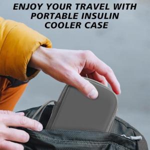 Digital Thermometers Anti-Diabetic Storage Case Practical EVA Cooling For Outdoor Travel with Temperature Monitoring