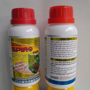 Thuốc trừ nhện SPIRO 240SC Chai 240ml- đặc trừ nhện đỏ nhện trắng nhện lông nhung- DẠNG SỮA - MÁT CÂY- DIỆT NHỆN UNG TRỨNG - LƯU DẪN KÉO DÀI - DIỆT SẠCH CẢ  TRỨNG VÀ NHỆN
