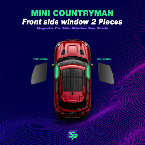 MINI Countryman – ShopPark Magnetic Custom Fit Car Window Sunshade | High-Density Mesh Sun Protection Easy Install
