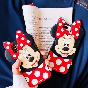 Soft Silicone Case For Samsung Galaxy A31 A21s A11 A51 A01 Core A10 A20 A30 A50 A70 A10s A20s A30s A50s A70s 3D Cartoon Minnie Mouse Cover For A6 J4 Plus J8 A7 2018 J2 J7 Pro Prime Core J5 Prime J5 J7 2016 J510 J710 Fashion Soft Rubber Case Cover