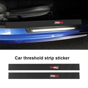 Dành cho Subaru BRZ Toyota 86 GR86 Dải Bảo Vệ Ngưỡng Cửa Xe Bằng Da Lộn Băng Chống Trầy Xước Miếng Dán Chống Va Đập Phụ Kiện Nội Thất