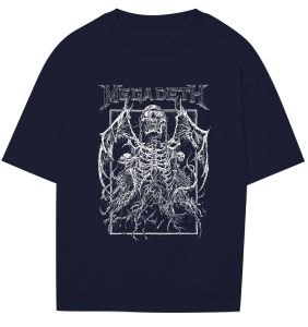 Baju atasan viral tengkorak MEGADETH RUBHK018-070
