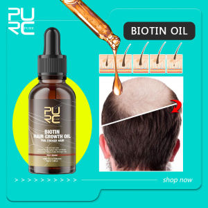 new PURC Hair Growth Products Biotin Fast Grow Hair Oil Beard Growth Oil Anti Loss Hair Sprays For Men Women Beauty Health Care 30ML hot