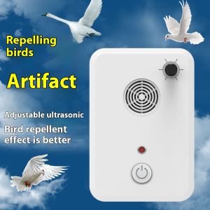 超声波驱鸟神器花园赶鸟吓鸟防鸟器，驱除老鼠，蟑螂，蚊子，害虫，家用 仓库 果园 阳台厂房驱赶器户外Ultrasonic bird repellent artifact garden bird scaring bird anti-bird device hou