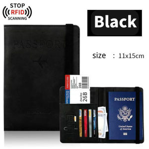 ORANGE FID ผู้ถือหนังสือเดินทาง Pu หนังซิมการ์ด ID กระเป๋า Holster Pasport ฝาครอบกระเป๋าสตางค์ท่องเที่ยวฝาครอบการ์ด