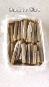 🔥READY STOCK🔥 Bamboo Clam / 竹滩 (1kg) Frozen Shellfish Seafood Fresh A Grade Premium Import kam heong / Makanan Laut Sejuk Beku Segar / 冷冻贝类海鲜 进口 新鲜 甘香 蒜蓉 竹蛏 - Rawang Seafood