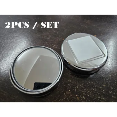 【SKIT SG】2pcs Adhesive Car Blind Spot Mirror Wide Angle Rear View Side Mirror Adjustable 360 Rotate Parking Safety Driving Convex Mirror Adhesive Stick On Auto Side Mirror Accessories for Car SUV Truck Motorcycle