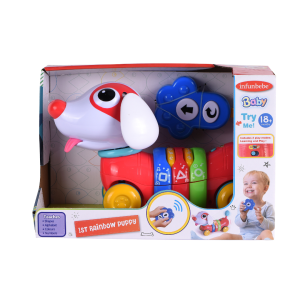Wel-B x Infunbebe 1st Rainbow Puppy (ลูกหมาสายรุ้ง) - ของเล่น ของเล่นเด็ก รีโมตบังคับ หุ่นยนต์สุนัขของเล่น หุ่นยนต์บังคับ ไร้สาย มีเสียง สีสันสดใส