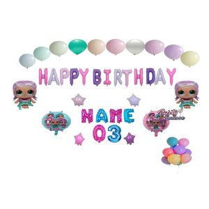 Paket Dekorasi Ulang Tahun Premium LOL set