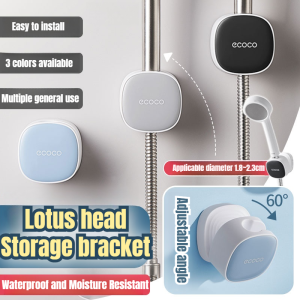 Nohole shower head suction cup adjustable shower bracket