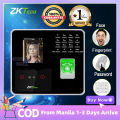 Original ZKTeco Biometric Face Recognition Fingerprint Time Attendance Machine LCD Digital Time Recorder Clock Punch Card Machine Bundy Clock Time Recorder Employee Check in. 