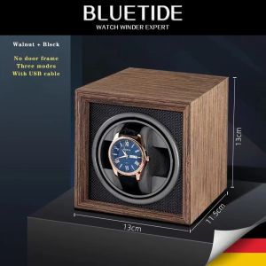 SG Watch Winder Box Automatic For 1 2 4 Slot Wooden Watch Storage Box Wood Watches Box