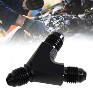 Corrosion Resistant AN4 Male Y Block Fuel Splitter Adapter Designed For High Flow And Easy Installation Automotive Use