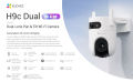 EZVIZ H9c 3MP+3MP OUTDOOR WIFI CAMERA WITH DUAL MOTORIZED PAN/TILT 360. 