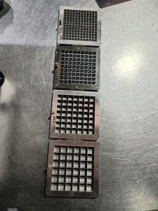 Máy thái cà rốt hành tây dứa HẠT LỰU làm món cơm chiên - Máy thái trái cây hạt lựu