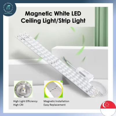 🇸🇬【SG LBHH】Magnetic White LED Ceiling Light/LED Strip Light/LED Bar Light