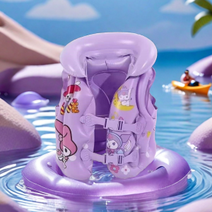 kids infaltable vest swimsuit boys life jacket swimming ring water inflatable toys for baby salbabida floater