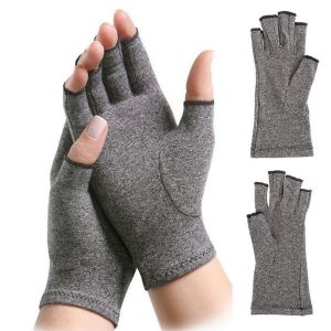 Arthritis Health Half Finger Gloves Breathable Joint Pain Relief Wrist Brace Gloves Outdoor Sports Cycling Essential Protective Gear
