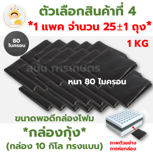 ถุงดำรองกล่องโฟม ถุงรองกล่องโฟม (สำหรับกล่องกุ้ง 10 กิโล ทรงแบน) ถุงรองกล่อง ผักไฮโดร สีดำทึบแสงไม่เป็นตะไคร่น้ำและราดำ