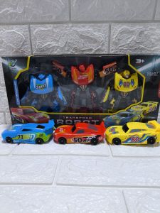 CWVS 3 PCS SET TRANSFORMERS ROBOT FIGURE TOY FOR KIDS