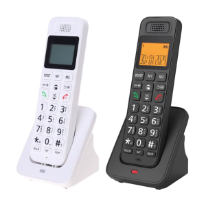 D1018 Home Telephone Cordless Double Handset Phone for Home and Office with DECT Technology and Long Service Time