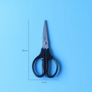 Bantex Gunting Kertas / Office Scissor Pegangan Simetris Pisau Tajam Anti Karat Ukuran 160 mm