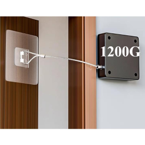 Brightbling 1200G Door Closer Punch-free Automatic Sensor Door Closer For Drawers Closer Bracket Door Rawstring Door Stopper Door Automatic Closer Door Push-pull Steel Wire