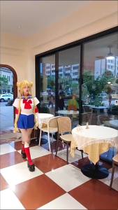 2025 Boys and Girls Sailor Moon Tsukino Usagi cos 2D Anime Cosplay Sailor Costume