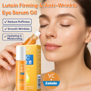 Eye Serum Oil Roller Ball Firming AntiWrinkle Lightening Lutein Eye Serum Whitening Eliminate Eye Bags Nourishing Liquid