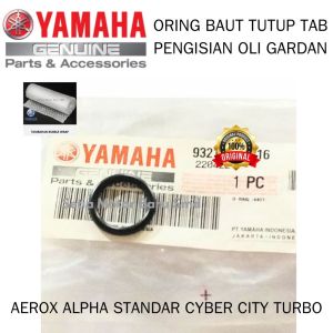 Oring Baut Tutup Tab Pengisian Oli Gardan Aerox Alpha Standar Cyber City Turbo Asli Original Yamaha