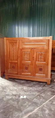 tủ giày gỗ sồi nga giá thật