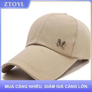 【ZTOYL】 Người Đàn Ông Phụ Nữ Mũ Bóng Chày Mùa Hè Bông Hat Snapback Hip-Hop Cap Dành Cho Người Lớn Thể Thao Sun Hat Giản Dị Dài vành Kem Chống Nắng Golf Cap