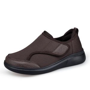 RUCHI Wide Toe Men Sneakers Barefoot Shoes Orthopedics Wide Feet Swollen Shoes Comfortable Diabetic Shoes Walking Shoes Mens Shoes Size 36-46