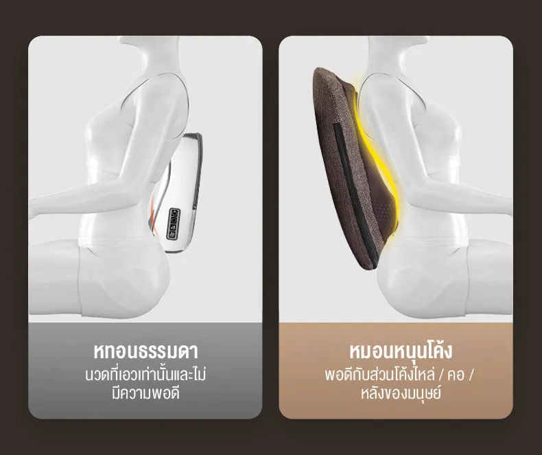 XUTI เบาะนวดอเนกประสงค์ ผ่อนคลายกล้ามเนื้อ ส่วนหัว หลัง บอระเพ็ดประคบร้อน (พร้อมส่ง)