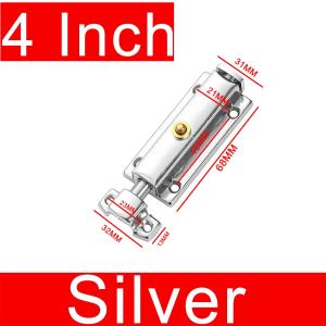 Auto Lock Spring Latch Door for Home Security Anti Theft Push Release Design Interior Exterior Use