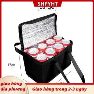 [COD] SHPYHT Giao hàng địa phương Ngoài trời mát hộp xách tay nhiệt cách điện Túi lạnh cắm trại thực phẩm uống Bento Túi BBQ Zip gói Dã Ngoại Nguồn cung cấp