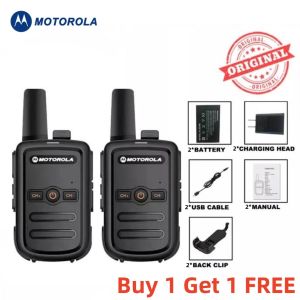 (2 sets)Motorola C51 Mini Walkie Talkie 16 Channels UHF Two Way Radio IP54 Waterproof 5W Long Range 10KM Outdoor/Kitchen/Hotel Suitable for outdoor/hotel/school/construction site