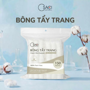 Hộp 220 Miếng Bông Tẩy Trang 2 Lớp Tách Đôi - Cấu Trúc Vi Sợi Dập Nổi Không Xơ Bông Osaci Dermapad