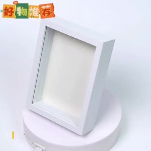 Doll jar DIY storage display frame 3D hollow photo frame display table Doll cartoon frame