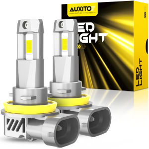 AUXITO 2PCS 80W 18000LM H11 LED Headlight 6500k Cool White Adjustable Light Bulb For Halogen Replacement