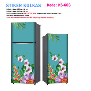 Stiker Kulkas 1 Pintu dan Sticker Kulkas 2 Pintu Anggek
