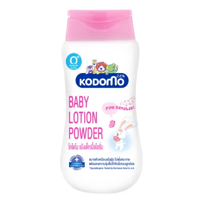 Lotion สีชมพู 400ml -KODOMO Hanabaki (pink) แป้งเด็ก เนื้อโลชั่น โคโดโม โลชั่น พาวเดอร์ พิ้งค์ ฮานาบากิ 400 มล.