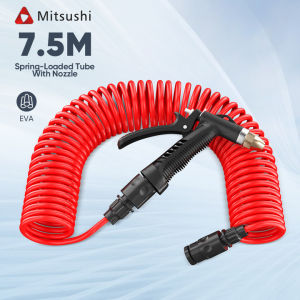 Mitsushi 7.5M/15M/20M Expandable Magic Car Watering Washing Retractable Coil Hose Garden Supplies Irrigation Water Hose