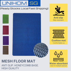 UnihomSG [ReadyStock] 3 Sizes Anti Slip Mesh Under Door Floor Mat / Carpet / Rug 0.5cm Thin Slim Design