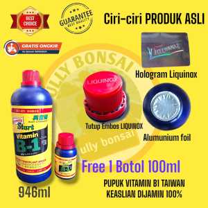 Pupuk Vitamin B1 Liquinox Start Taiwan 946ml Original Kemasan Pabrik